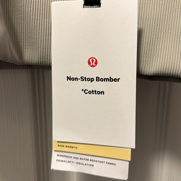 lululemon reversible nonstop bomber jacket raw linen - Picture 7 of 7